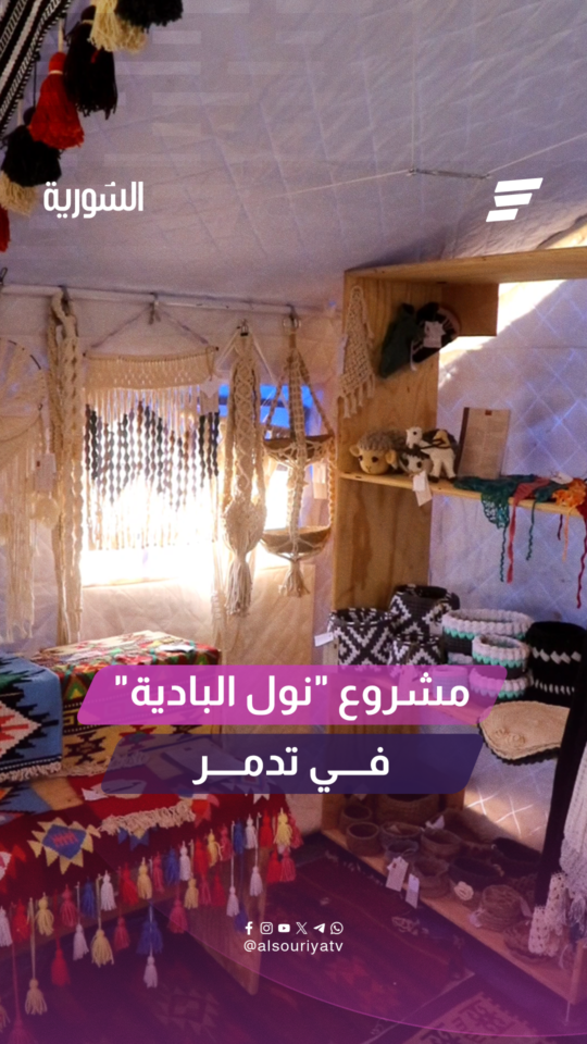مشروع نول البادية في تدمر