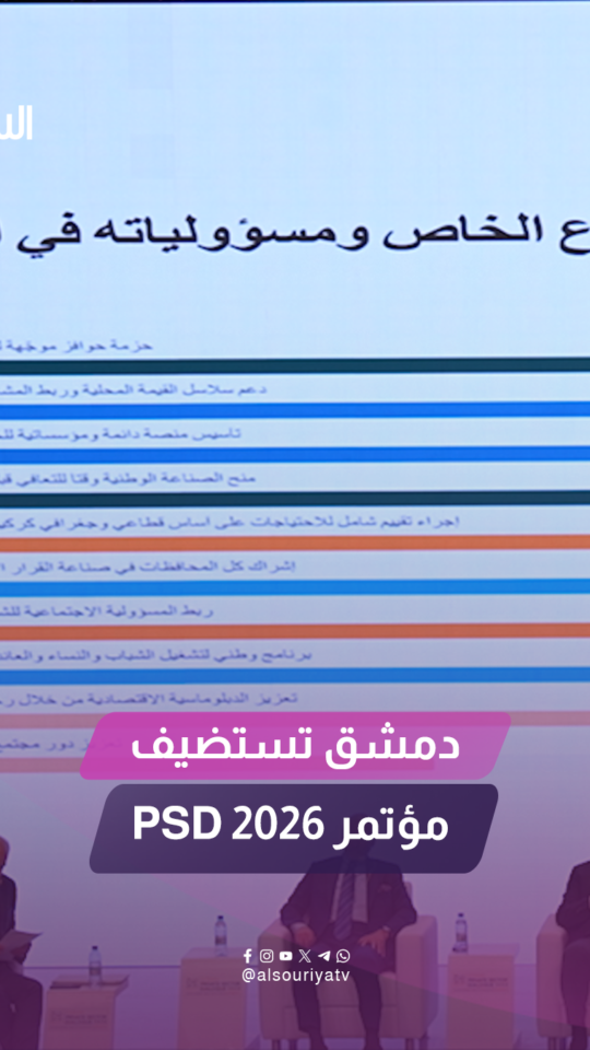 كاميرا السورية ترصد أراء المشاركين في اليوم الأول من المؤتمر الوطني لحوار القطاع الخاص السوري