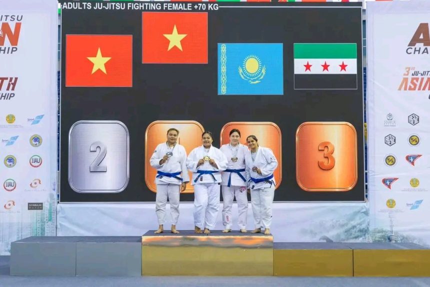 برونزية آسيوية لمروة الشلبي.. ونتائج مبشرة للمنتخب السوري للجوجيتسو في كازاخستان