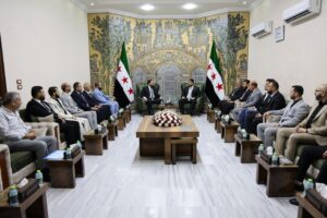 وزير الزراعة المهندس باسل السويدان و محافظ إدلب السيد محمد عبد الرحمن