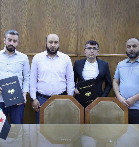 توقيع مشروع لتأهيل 9 مدارس في ريف حماة
