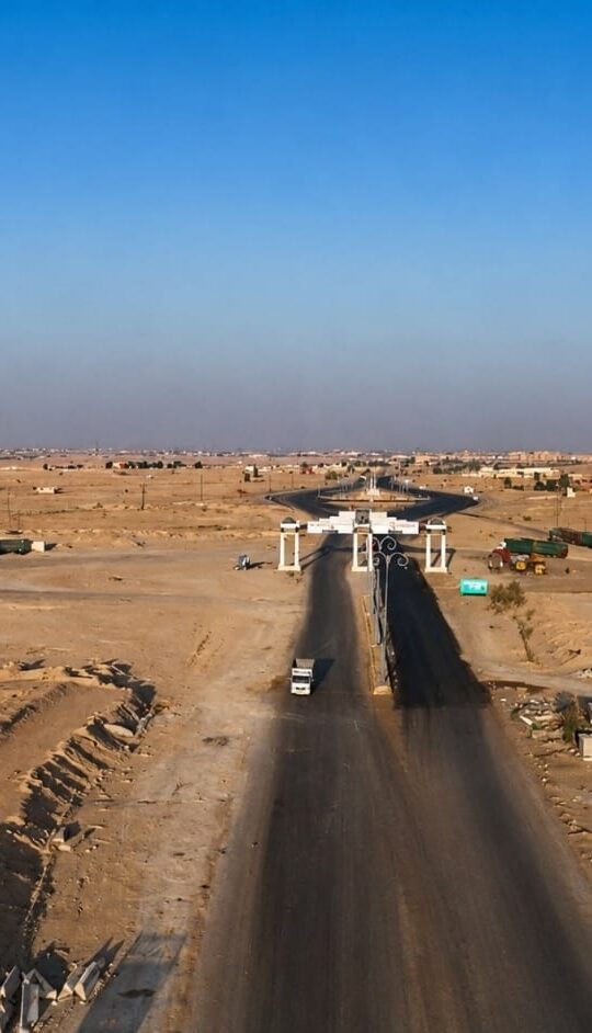 مشروع تأهيل طريق دمشق دير الزور