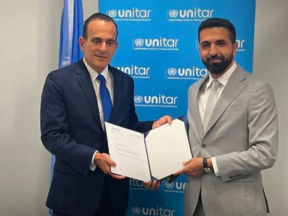 الدبلوماسي السوري يوقع مذكرة تفاهم مع معهد الأمم المتحدة للتدريب والبحث