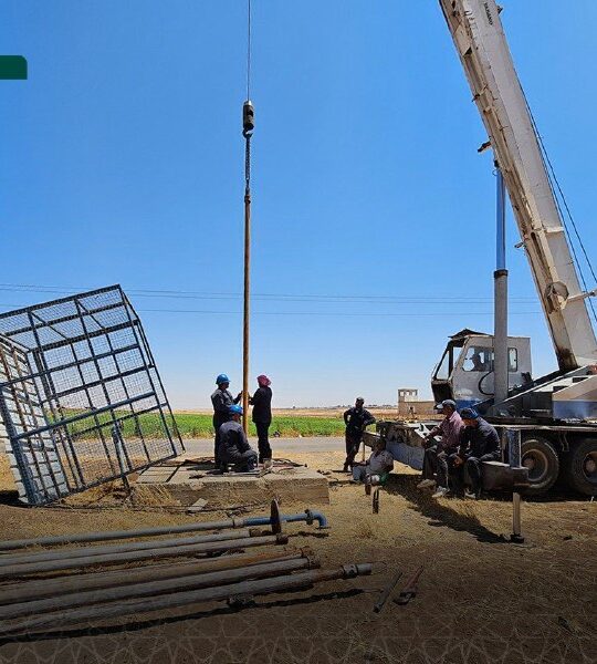 إعادة بئرين إلى الخدمة في ريف درعا