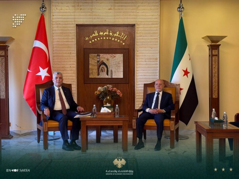 سوريا وتركيا تبحثان تعزيز الشراكات الإقتصادية ورفع التبادل التجاري إلى 10 مليارات دولار