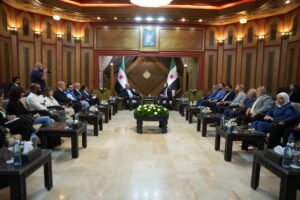 محافظ حلب يستقبل المفوض السامي
