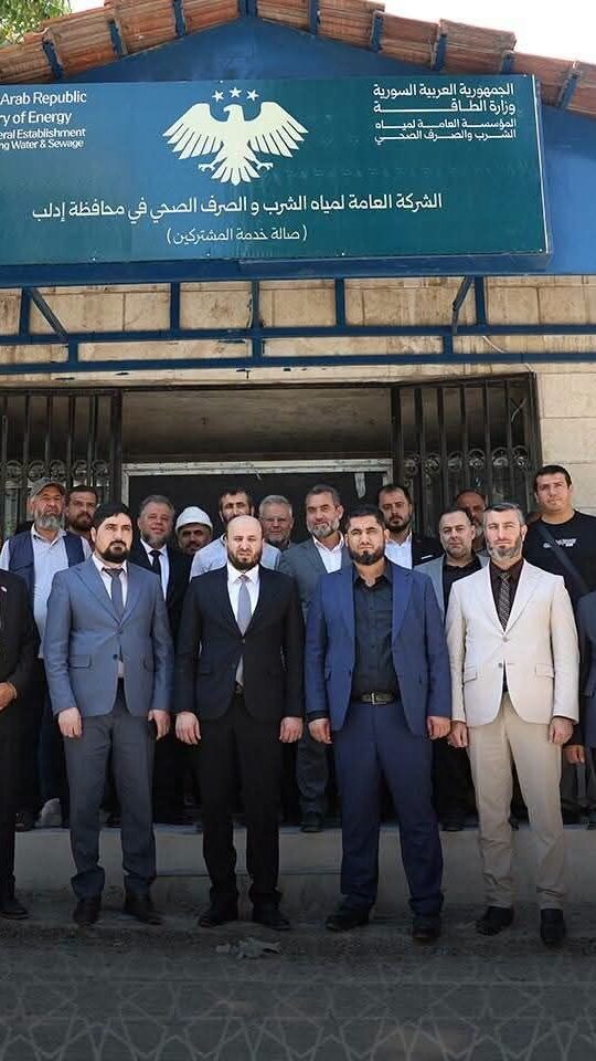 الطاقة تفتتح محطتي مياه اللج وبسيدا في ريف إدلب وتدشّن منظومة العدادات الذكية
