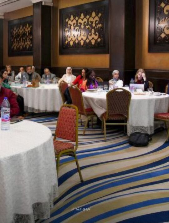 وزير الصحة مصعب العلي خلال ورشة عمل تطوير النموذج الوطني لنهج صحة الأسرة في دمشق