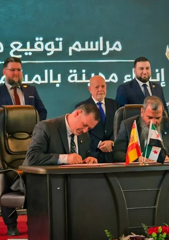 توقيع مذكرة تفاهم مع شركة إسبانية لإنشاء مدينة لصناعة الرخام في حسياء